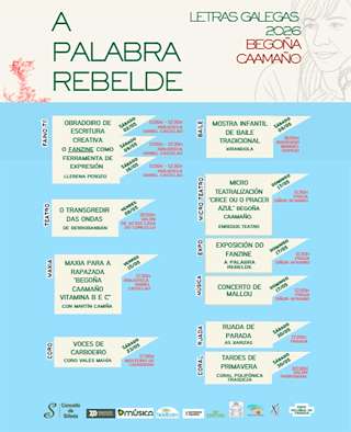 Fechas, información, programa, cartel, imágenes, mapa y ubicación de Mes das Letras (2026)  en  Silleda