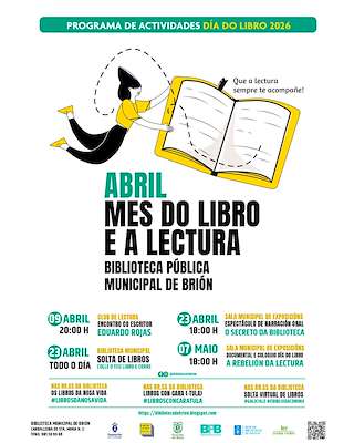 Fechas, información, programa, cartel, imágenes, mapa y ubicación de Mes do Libro  (2026) en Brión