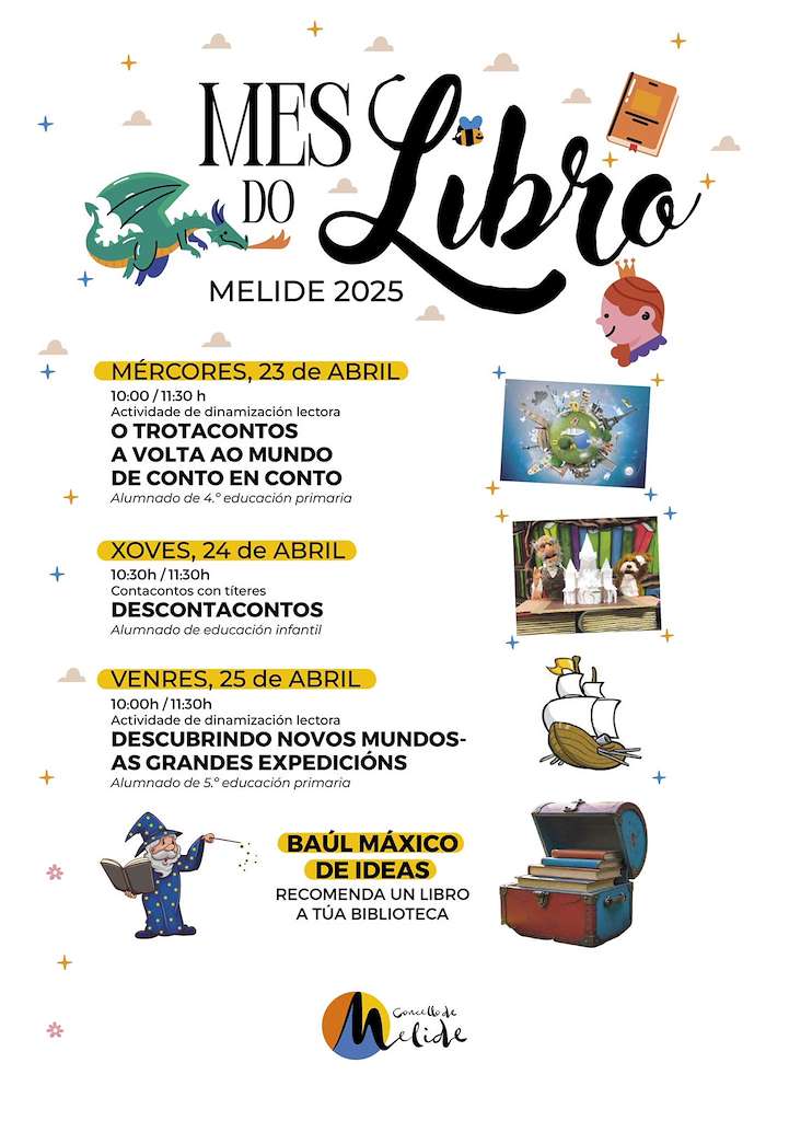 Mes do Libro (2025) en Melide