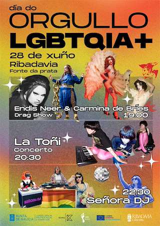 Fechas, información, programa, cartel, imágenes, mapa y ubicación de Mes do Orgullo LGBTQIA+  en  Ribadavia
