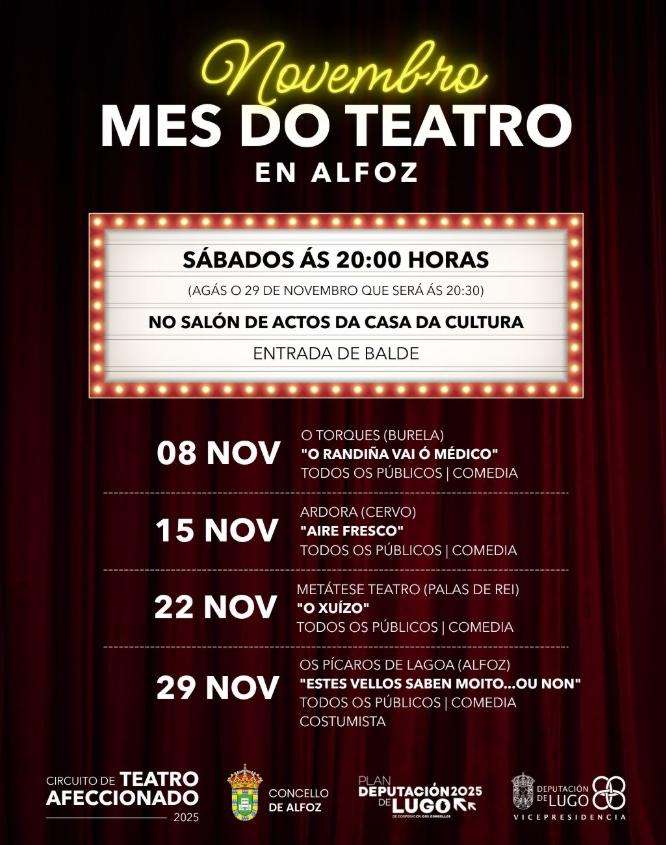 Mes do Teatro en Alfoz do Castrodouro
