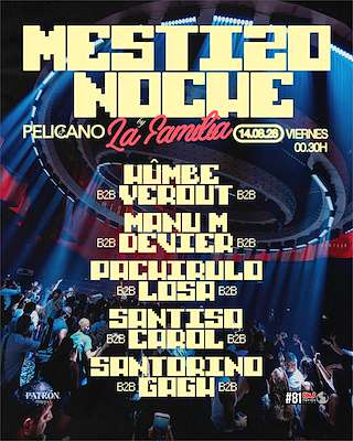 Fechas, información, programa, cartel, imágenes, mapa y ubicación de Mestizo Noche (2026) en A Coruña