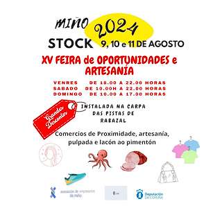 Fechas, información, programa, cartel, imágenes, mapa y ubicación de Miño Stock - Feira de Oportunidades e Artesanía