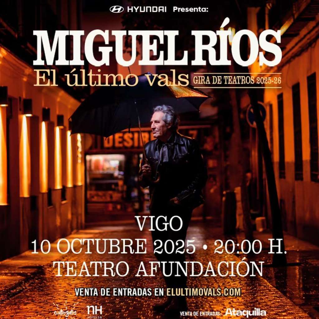 Miguel Ríos - El Último Vals: Gira de Teatros (2025) en Vigo