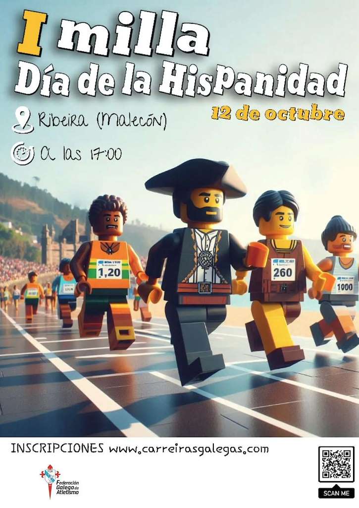 II Milla del Día de la Hispanidad (2025) en Ribeira