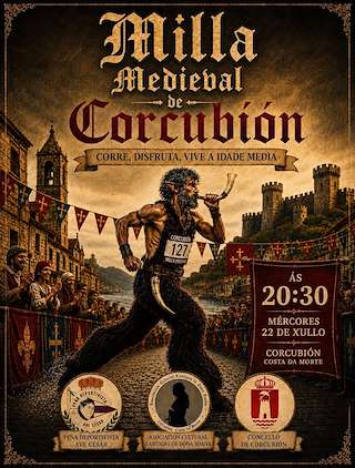 Fechas, información, programa, cartel, imágenes, mapa y ubicación de I Milla Medieval (2026)  en  Corcubión