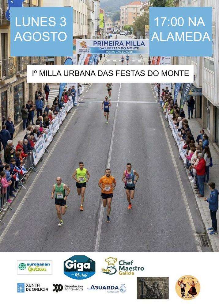 I Milla Urbana Festas do Monte (2026) en A Guarda
