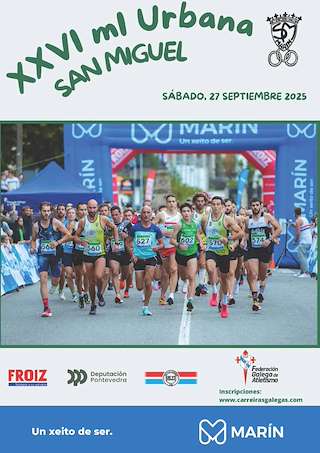 Fechas, información, programa, cartel, imágenes, mapa y ubicación de XXVI Milla Urbana San Miguel  en  Marín
