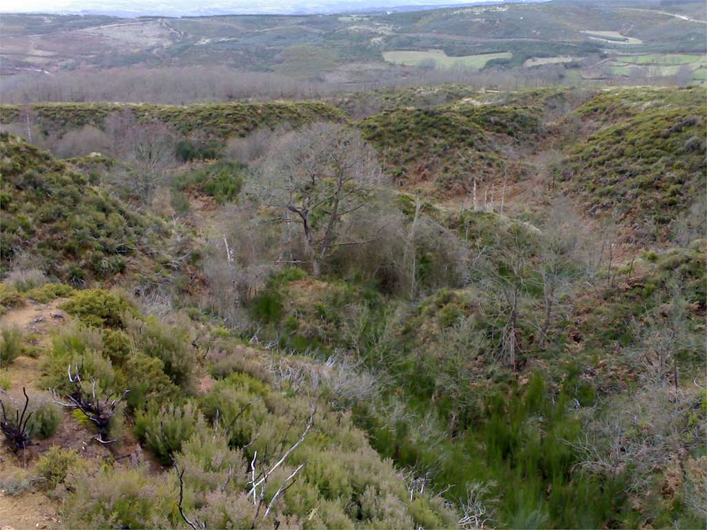 Minas de Os Biocos en San Xoán de Río