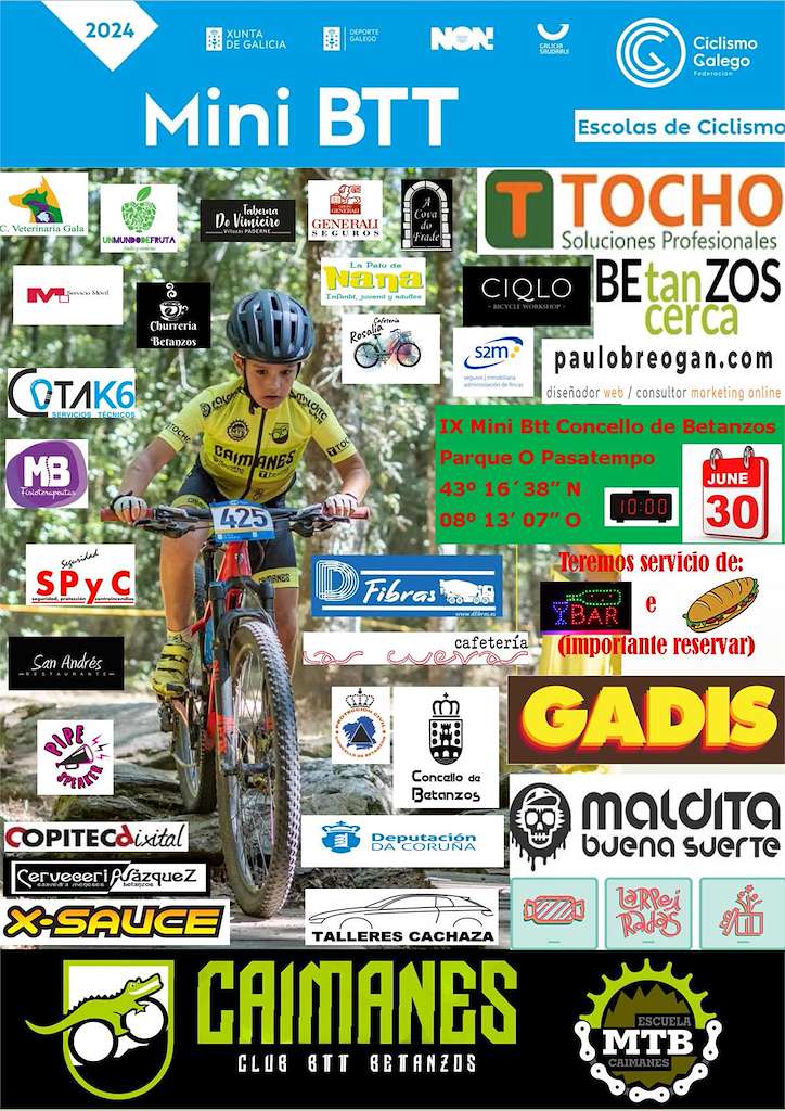 Mini BTT Caimanes en Betanzos