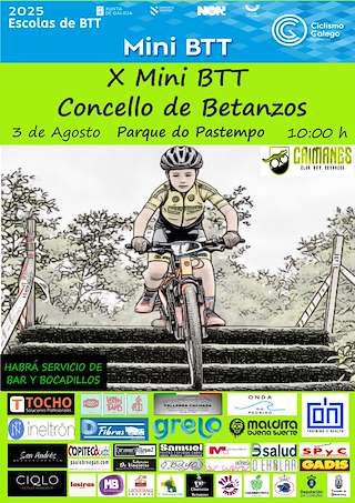 Fechas, información, programa, cartel, imágenes, mapa y ubicación de X Mini BTT Caimanes  en  Betanzos