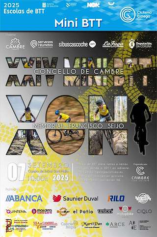 Fechas, información, programa, cartel, imágenes, mapa y ubicación de XXIV Mini BTT  en  Cambre