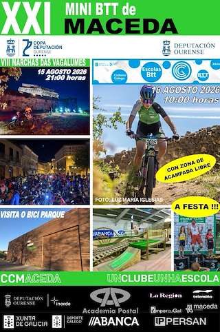Fechas, información, programa, cartel, imágenes, mapa y ubicación de XXI Mini BTT (2026) en Maceda
