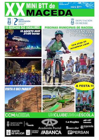 Fechas, información, programa, cartel, imágenes, mapa y ubicación de XX Mini BTT  en  Maceda