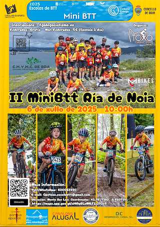 Fechas, información, programa, cartel, imágenes, mapa y ubicación de II Mini BTT  en  Noia