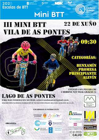 Fechas, información, programa, cartel, imágenes, mapa y ubicación de III Mini BTT Vila de As Pontes