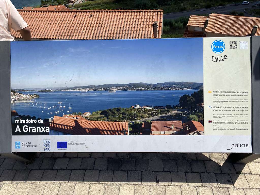 Mirador de A Granxa en Sanxenxo