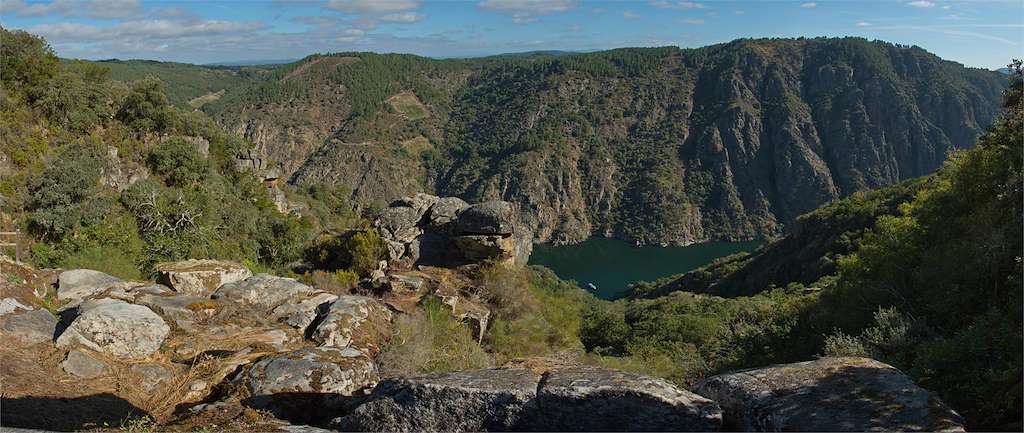Mirador de As Fontiñas en Parada de Sil