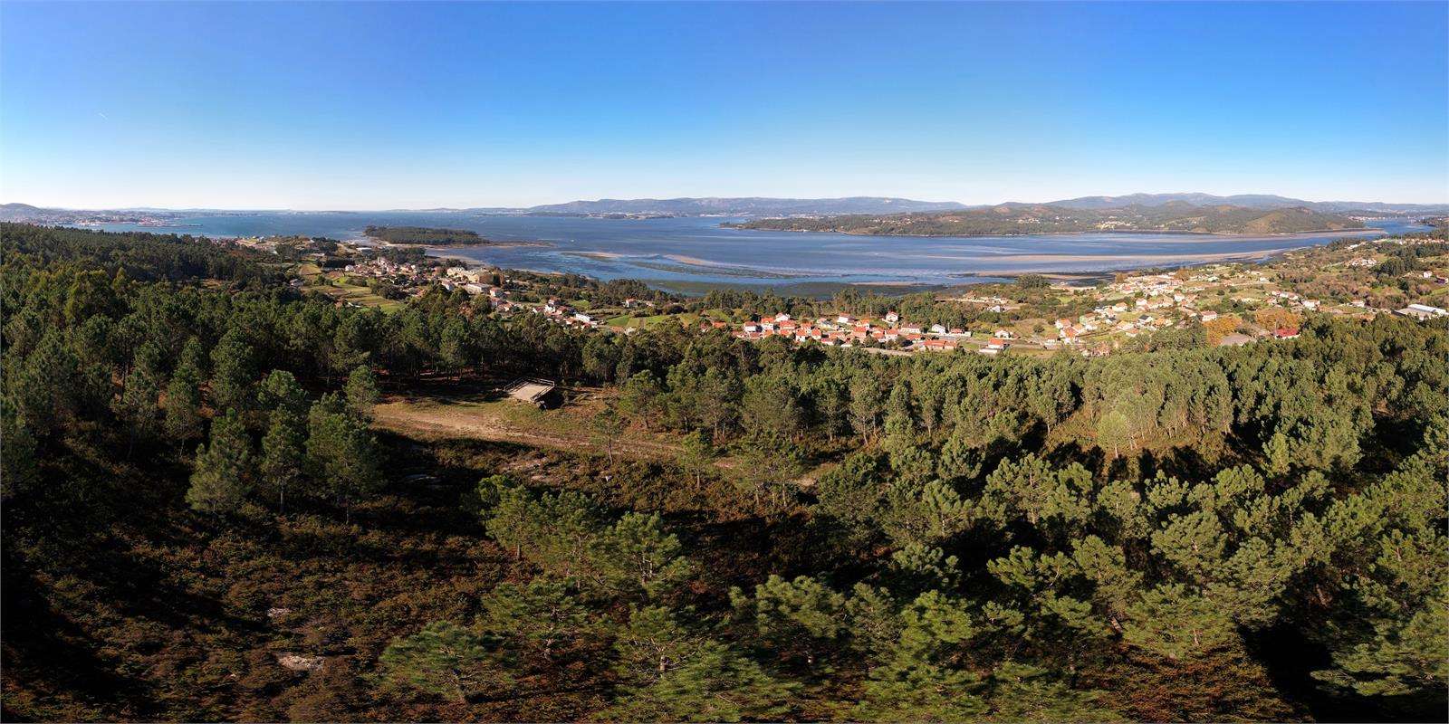 Mirador de Bamio en Vilagarcía de Arousa