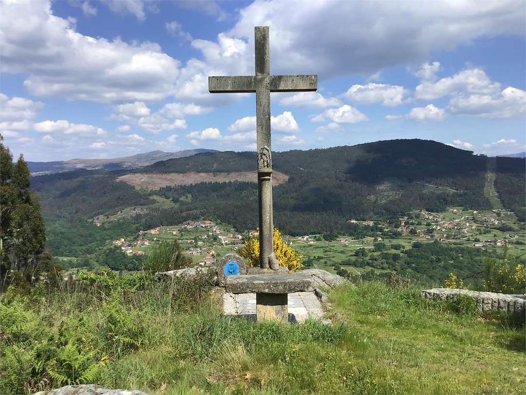 Mirador de O Santo Aparecido en Pazos de Borbén