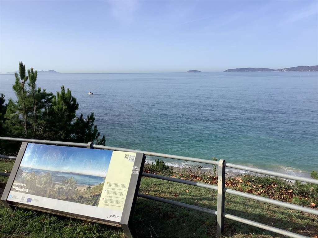 Mirador de Pragueira en Sanxenxo