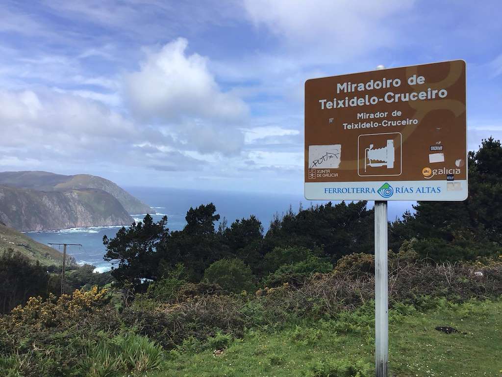 Mirador de Teixidelo - Cruceiro do Curutelo en Cedeira