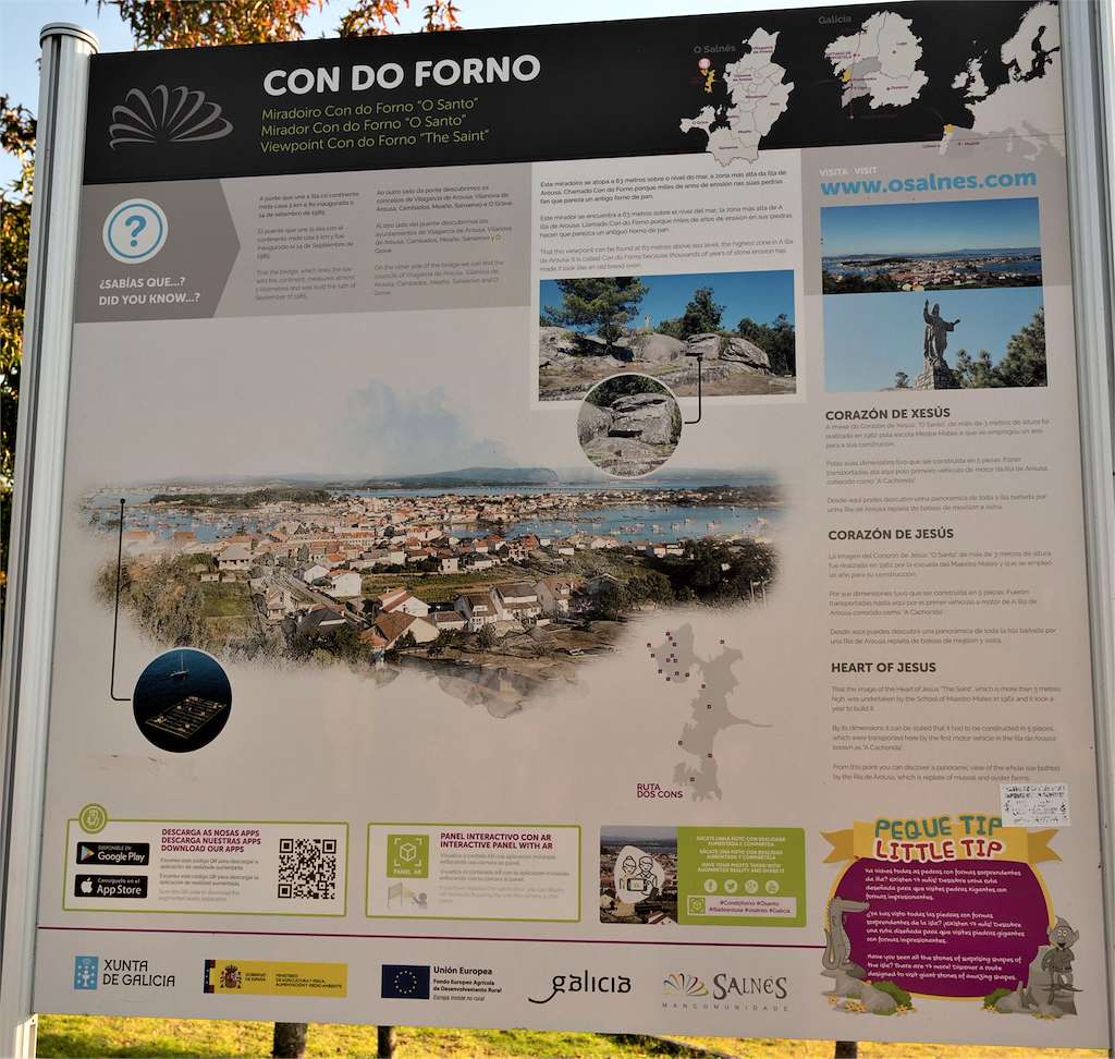 Mirador do Santo - O Con do Forno en A Illa de Arousa