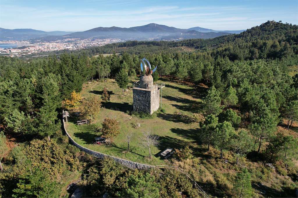 Mirador Faro das Lúas en Vilanova de Arousa