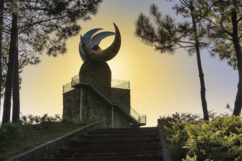 Mirador Faro das Lúas en Vilanova de Arousa