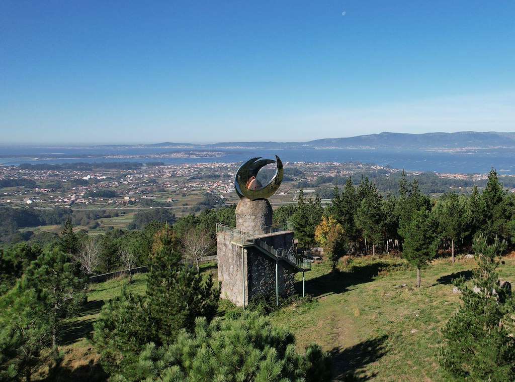 Mirador Faro das Lúas en Vilanova de Arousa