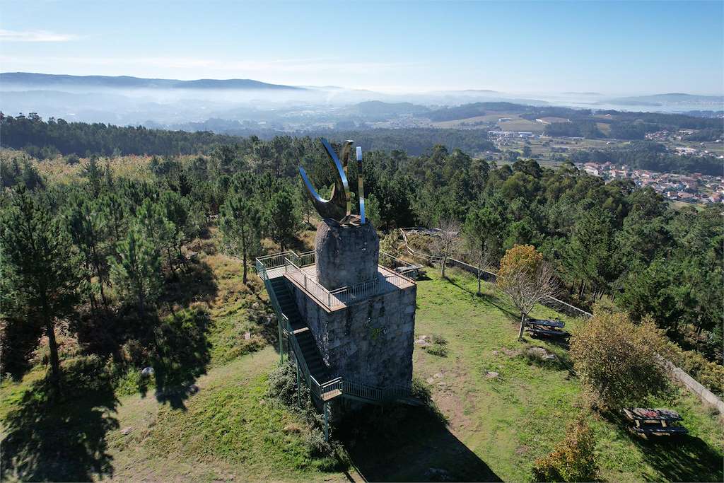 Mirador Faro das Lúas en Vilanova de Arousa