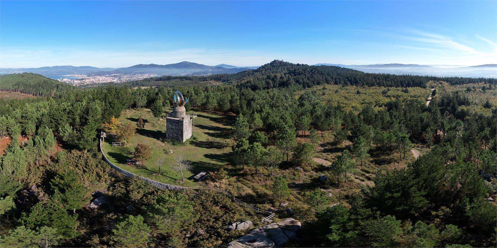 Mirador Faro das Lúas en Vilanova de Arousa
