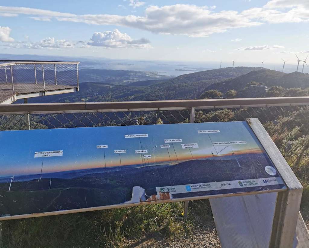 Mirador Pico Muralla en Rianxo