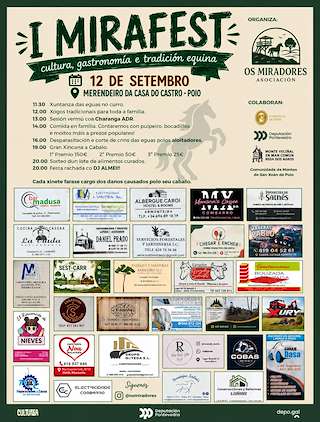 Fechas, información, programa, cartel, imágenes, mapa y ubicación de Mirafest  (2026)  en  Poio