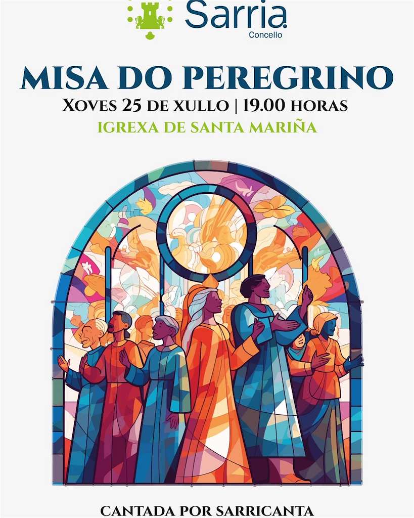 Misa do Peregrino de Santa Mariña en Sarria