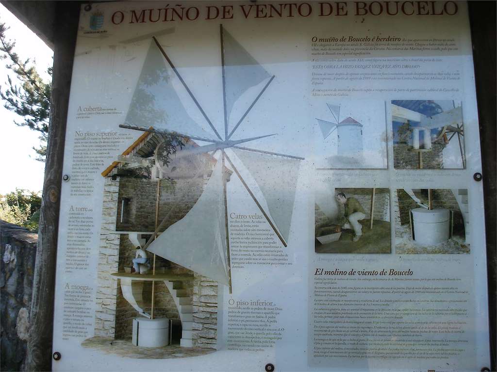 Molino de Viento de Boucelo en Miño