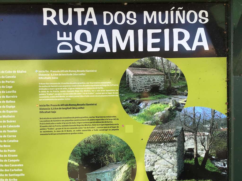 Molinos de Samieira en Poio
