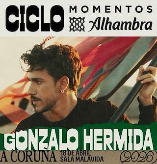 Fechas, información, programa, cartel, imágenes, mapa y ubicación de Momentos Alhambra - Gonzalo Hermida (2026) en A Coruña