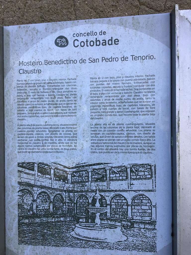 Monasterio de San Pedro de Tenorio en Cerdedo-Cotobade