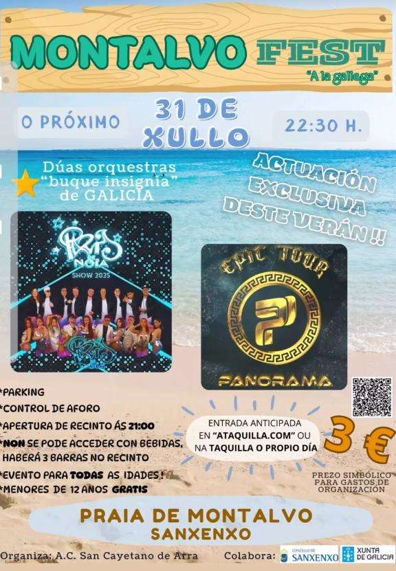 Montalvo Fest "A la gallega" en Sanxenxo