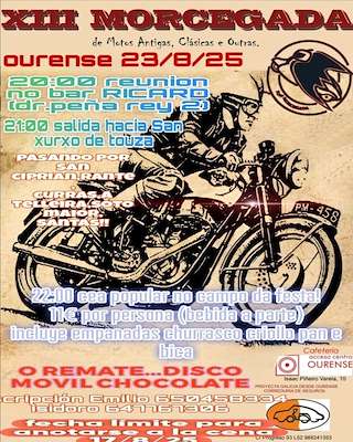 Fechas, información, programa, cartel, imágenes, mapa y ubicación de XIII Morcegada  en  Ourense