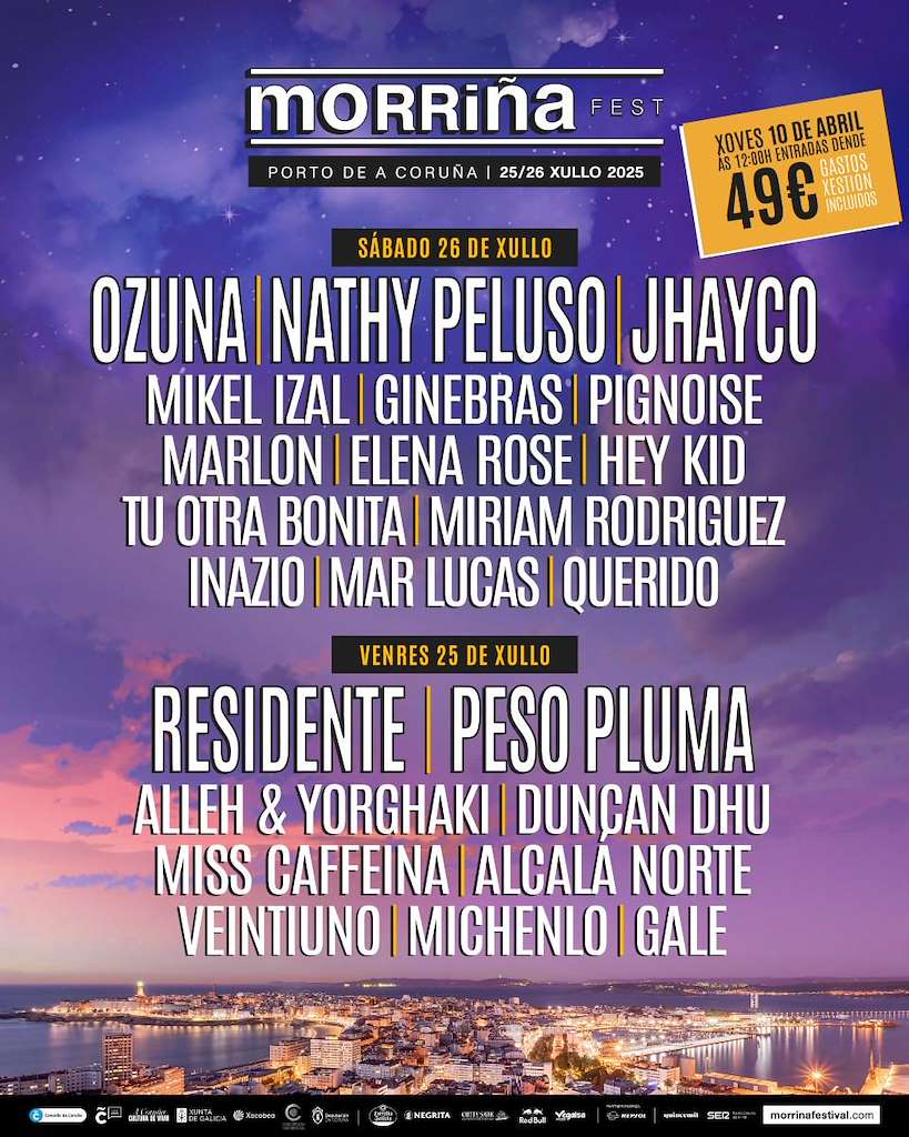 Morriña Fest (2025) en A Coruña