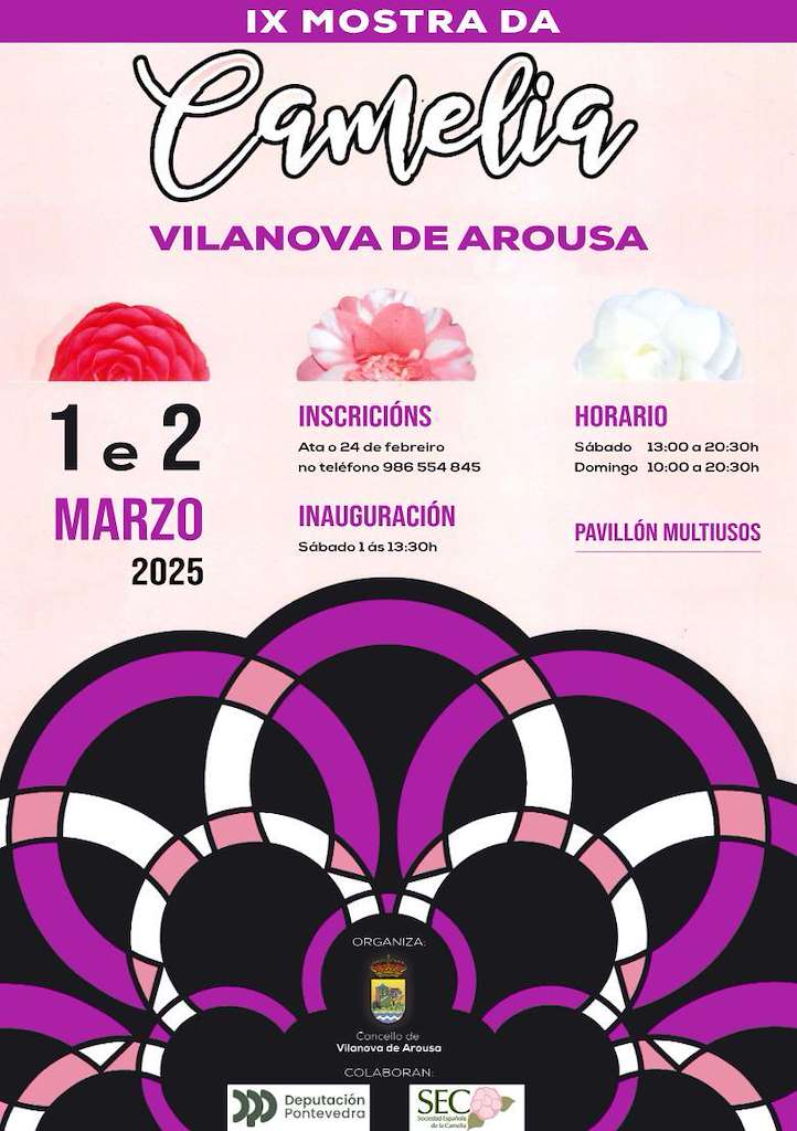 VII Mostra da Camelia en Vilanova de Arousa