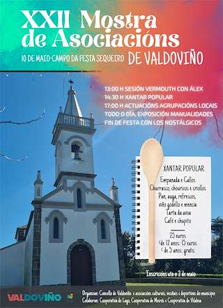 Fechas, información, programa, cartel, imágenes, mapa y ubicación de XXII Mostra de Asociacións  en  Valdoviño