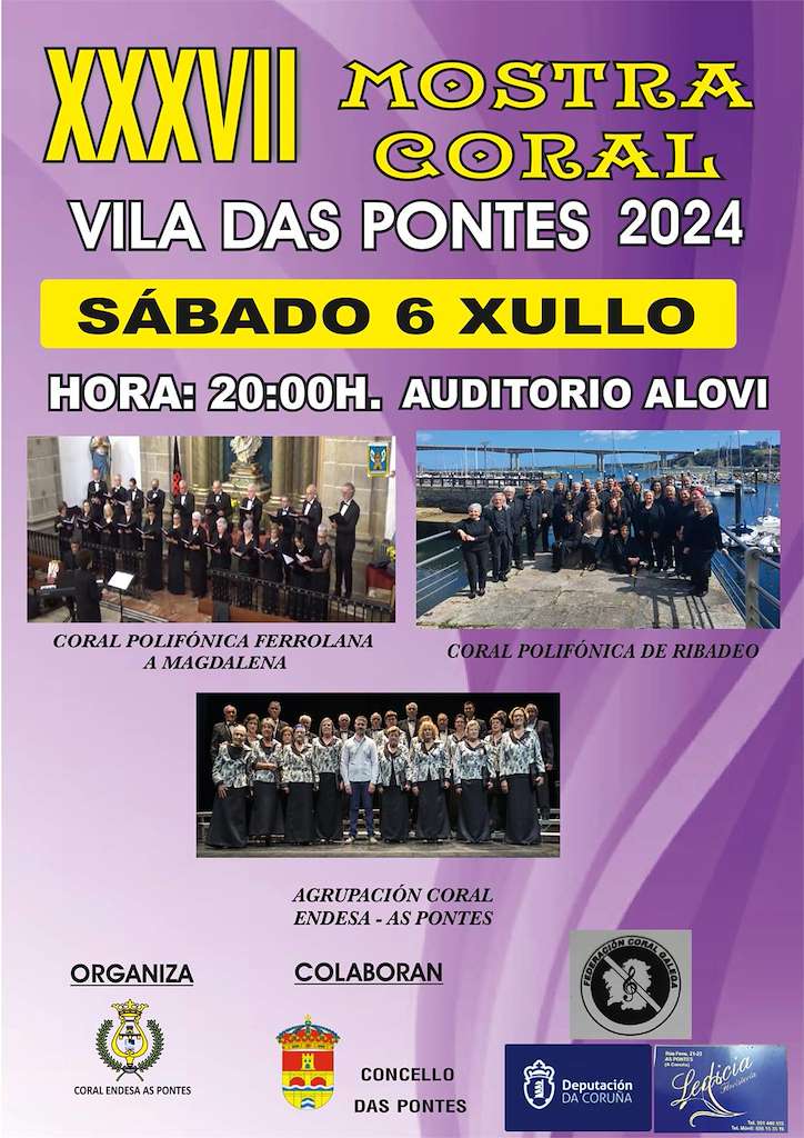 XXXVI Mostra de Música Coral en As Pontes de García Rodríguez