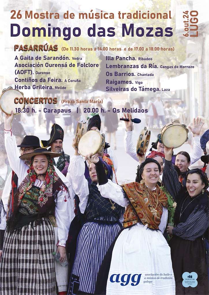 XXV Mostra de Música Tradicional Galega Domingo das Mozas en Lugo