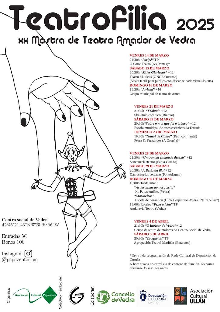 XX Mostra de Teatro Amador - Teatrofilia en Vedra