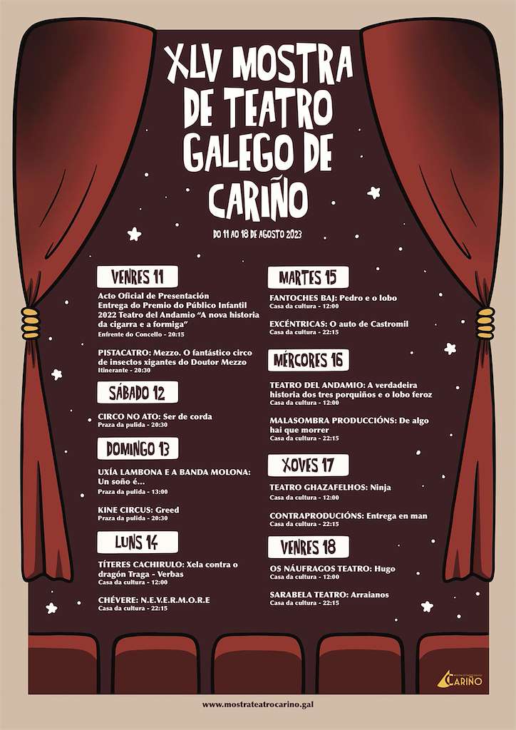 XLIV Mostra de Teatro Galego en Cariño