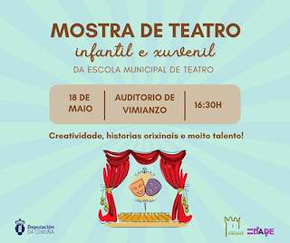 Fechas, información, programa, cartel, imágenes, mapa y ubicación de Mostra de Teatro Infantil e Xuvenil   en  Vimianzo