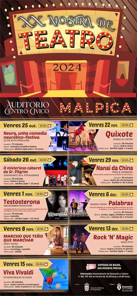 XX Mostra de Teatro en Malpica de Bergantiños